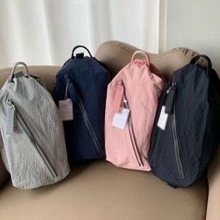 2023 new lu home messenger bag single backpack hand carrying chest bag solid color sports yoga travel Fitness Bag
