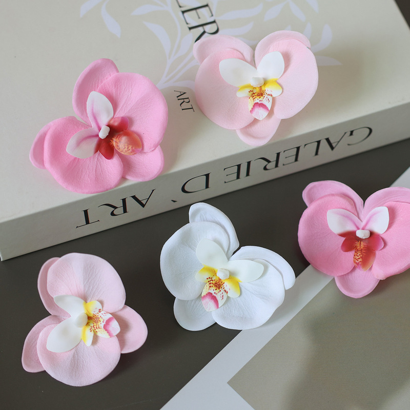 バレンタインデーの新しいソープフラワー胡蝶蘭模擬花永遠の花の花束包装 diy 素材ソープフラワーアクセサリー|undefined