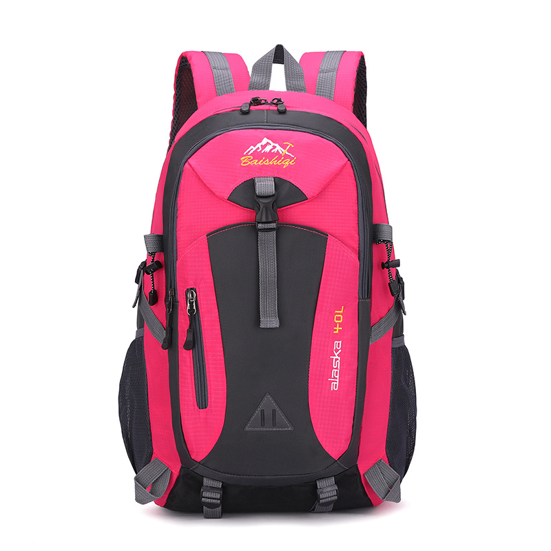 新しいアウトドア 40L 登山バッグ男性と女性のための大容量バックパック軽量スポーツバックパック男性のカジュアルトラベルバッグ