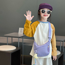 儿童包包女童2025新款小众设计单肩斜挎包韩版休闲今年流行饺子包