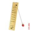 SQD007 bookmark single -sided bright gold