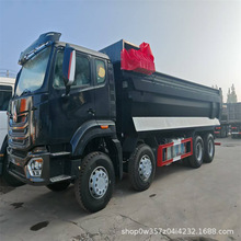 工厂翻新卡车中国8*4重汽豪沃371马力百吨王跨境供应