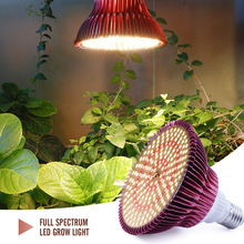 E27接口全光谱植物灯LED植物生长灯灯泡家用室内盆栽照明补光灯