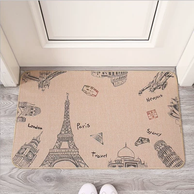 Avtomobil döşəmə paspasları — maintain, dirt-resistant, wear-resistant bathroom mat - paris-4060cm-linen