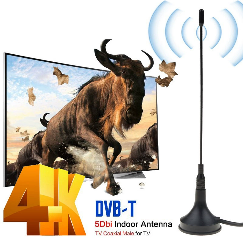 HD цифровая ТВ-антенна DVB-T автомобильная антенна с присоской hdtv антенна ТВ мужская антенна