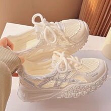 ���С��ЬŮ2026�ļ��¿�͸��W���ϵ�ЬŮ�ٴ�chic��ȹ�����eЬ