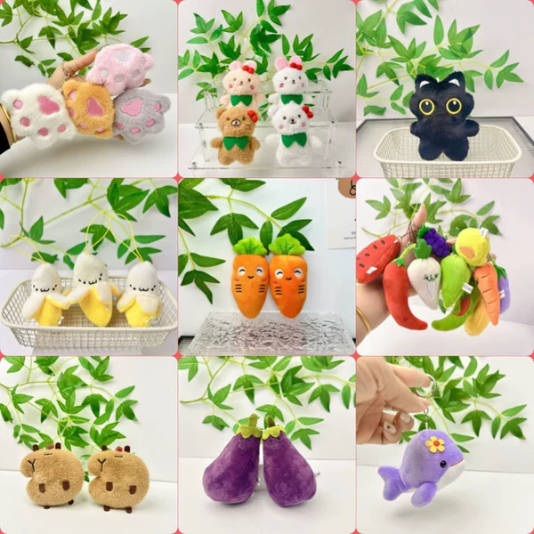 Manufacturer's New Products, Low-Priced Wholesale in Stock, Plush Toys, Dolls, Capibara Sanrio Small Keychains