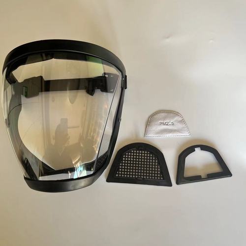 High-definition horse mask full-face protection transparent anti-fog mask, anti-flying droplets, anti-dust cycling sports mask, factory supply