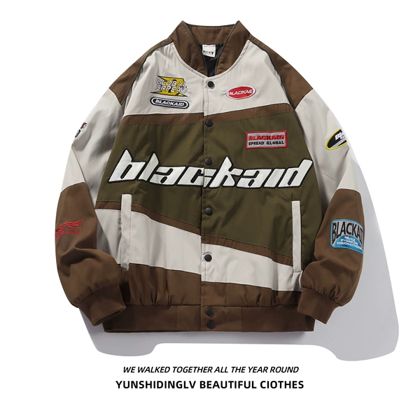 W020#(Cavalry oblique embroidery) brown