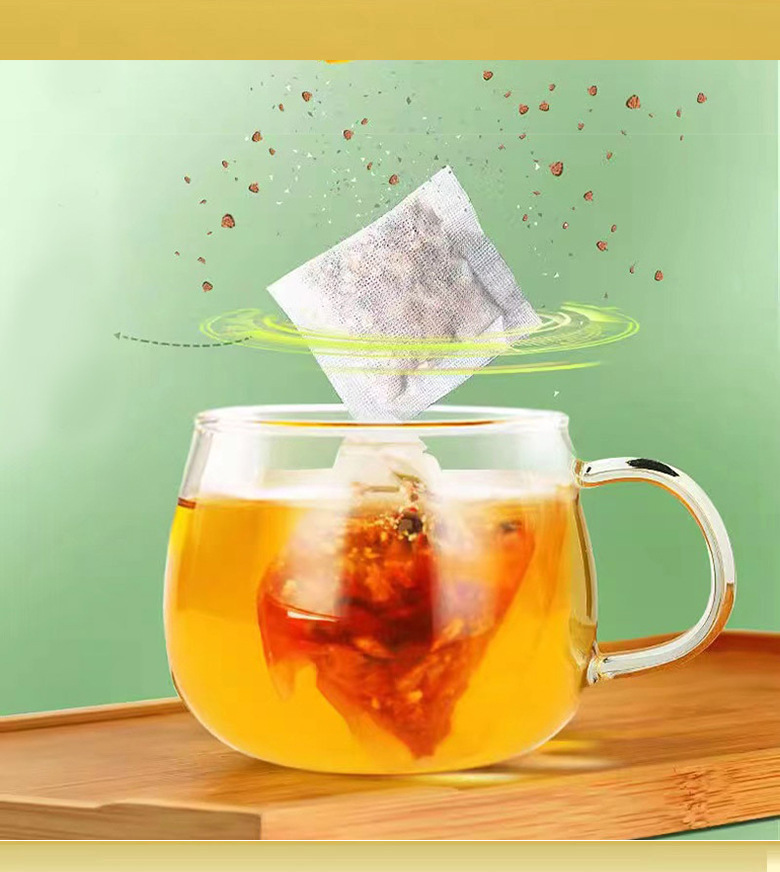 Chrysanthemum Cassia Seed Tea Ju Hua Jue Ming Zi Triangle Tea Bags 100g Hot Brew Wellness Tea preparation
