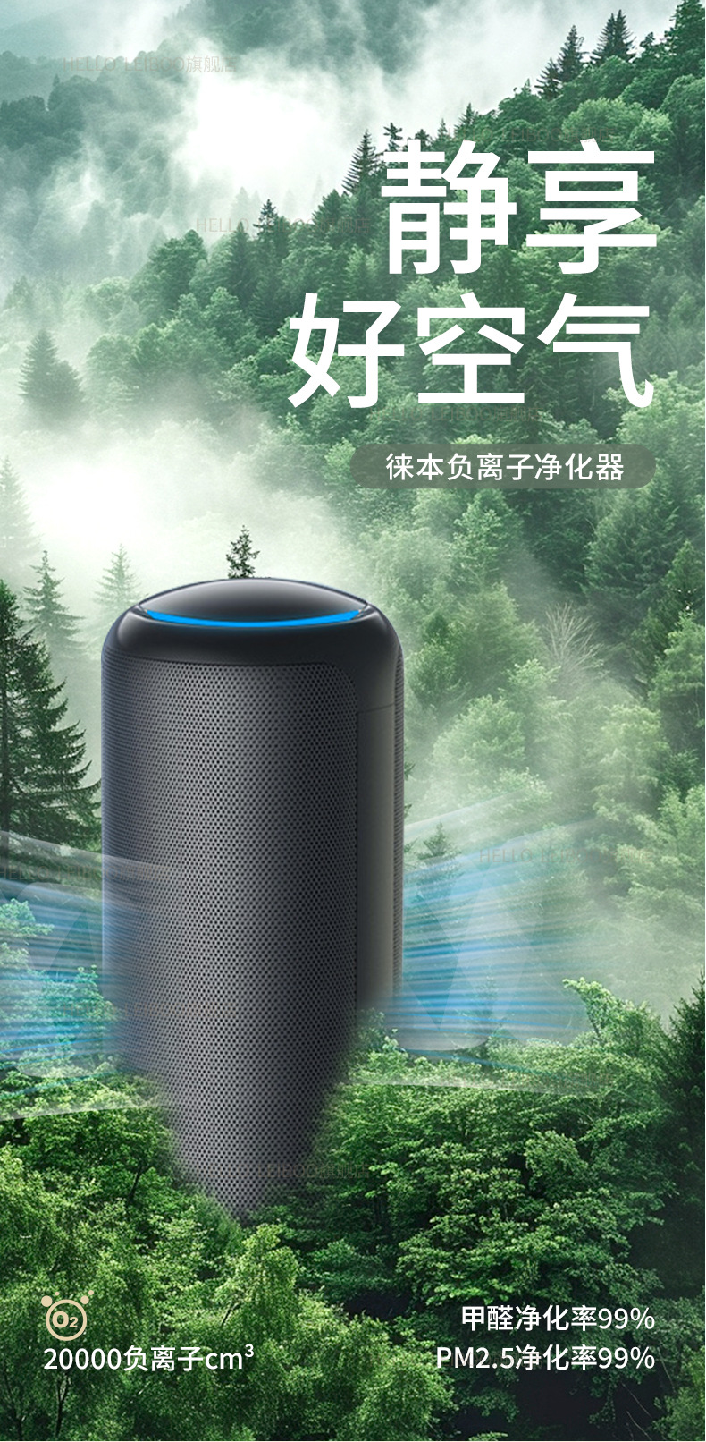 Suitable for Car Air Purifier, Suitable for Xiaomi Car Pm2.5 Negative Ion New Car Interior Formaldehyde Removal