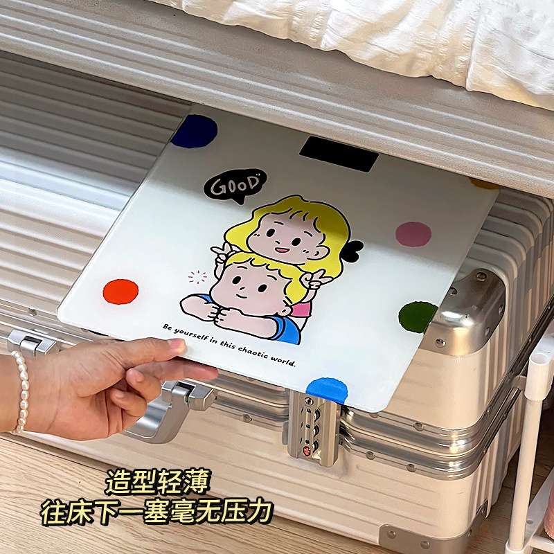 Lazy School Cute Home Weight Scale Student Dormitory Weight Loss Small Accurate Electronic Scale Rechargeable Weight Scale