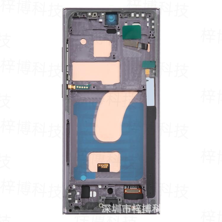 Aplicable a Samsung Galaxy S22 S22U S23 S23FE conjunto de pantalla de teléfono móvil con marco de huellas digitales