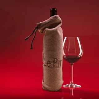 定制批发针织束口红酒袋白酒洋酒香槟果酒酒瓶套高级氛围感