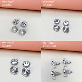 立华军扣 八角星保安纽扣执勤制服扣子英伦风耐高温定制扣子跨境