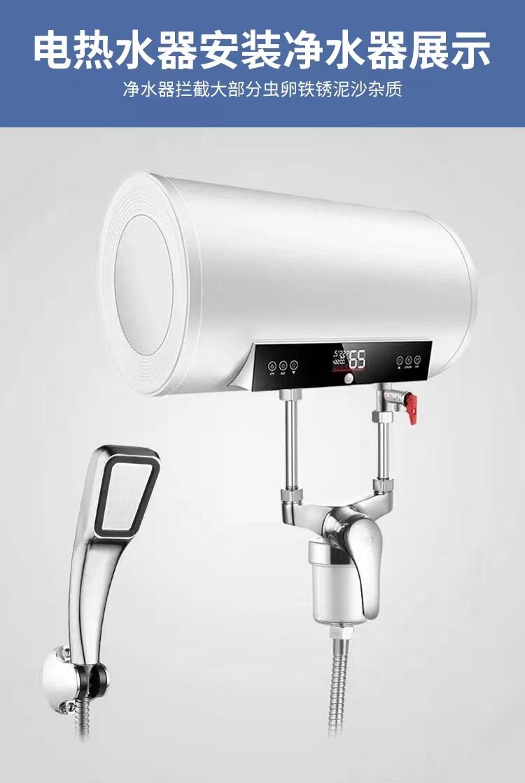 Factory direct sales of anti-splash faucet filter, dechlorination PP cotton tap water purifier, sanitary home water filter for water purification full figure