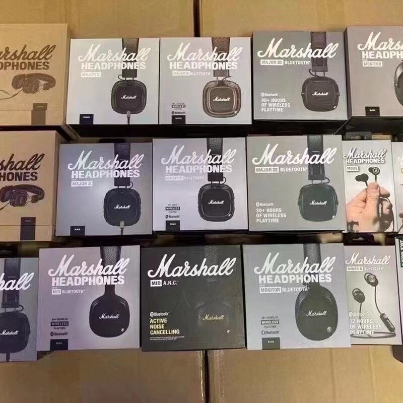 Cross-Border Applicable Marshall Major Second Generation, Third Generation, Fourth Generation and Fifth Generation Head-Mounted Bluetooth Headset Iv Noise Reduction Marsh