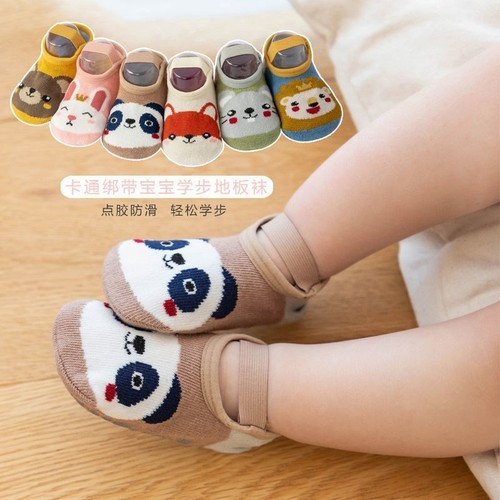 Infant toddler socks spring and summer boys and girls floor socks baby non-slip socks toddler shoes short boat cartoon cute