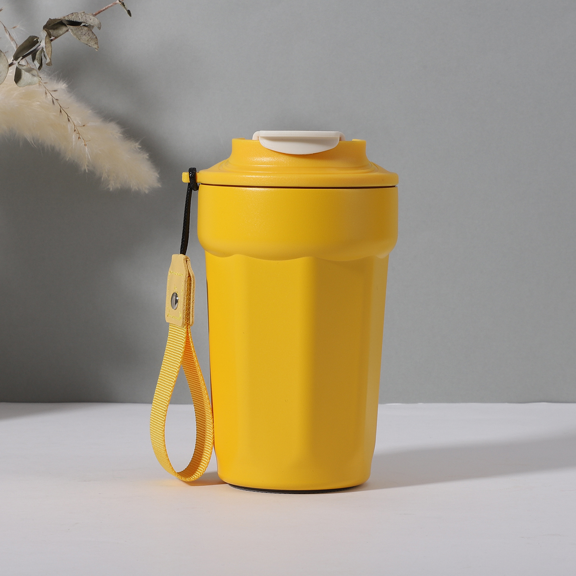 은방울꽃 커피 보온컵 316 스테인리스 450ml 대용량 휴대용 티인퓨저 선물용