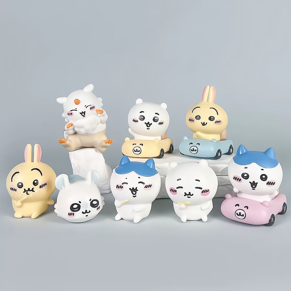 Oso autocrítico creativo caja ciega figura chiikawa Usachijikava coche coche comida, juego, comida, comida