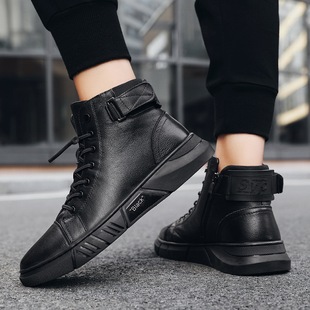 Cross-Border 2024 Spring New Large Size Export Special New Men's Shoes All Year Round Versatile Soft-Soled Boots for Men