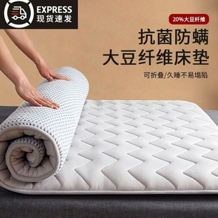 Thickened Latex Mattress Home Soft Cushion Student Dormitory Tatami Sponge Mattress Single Bed Folding Memory Foam