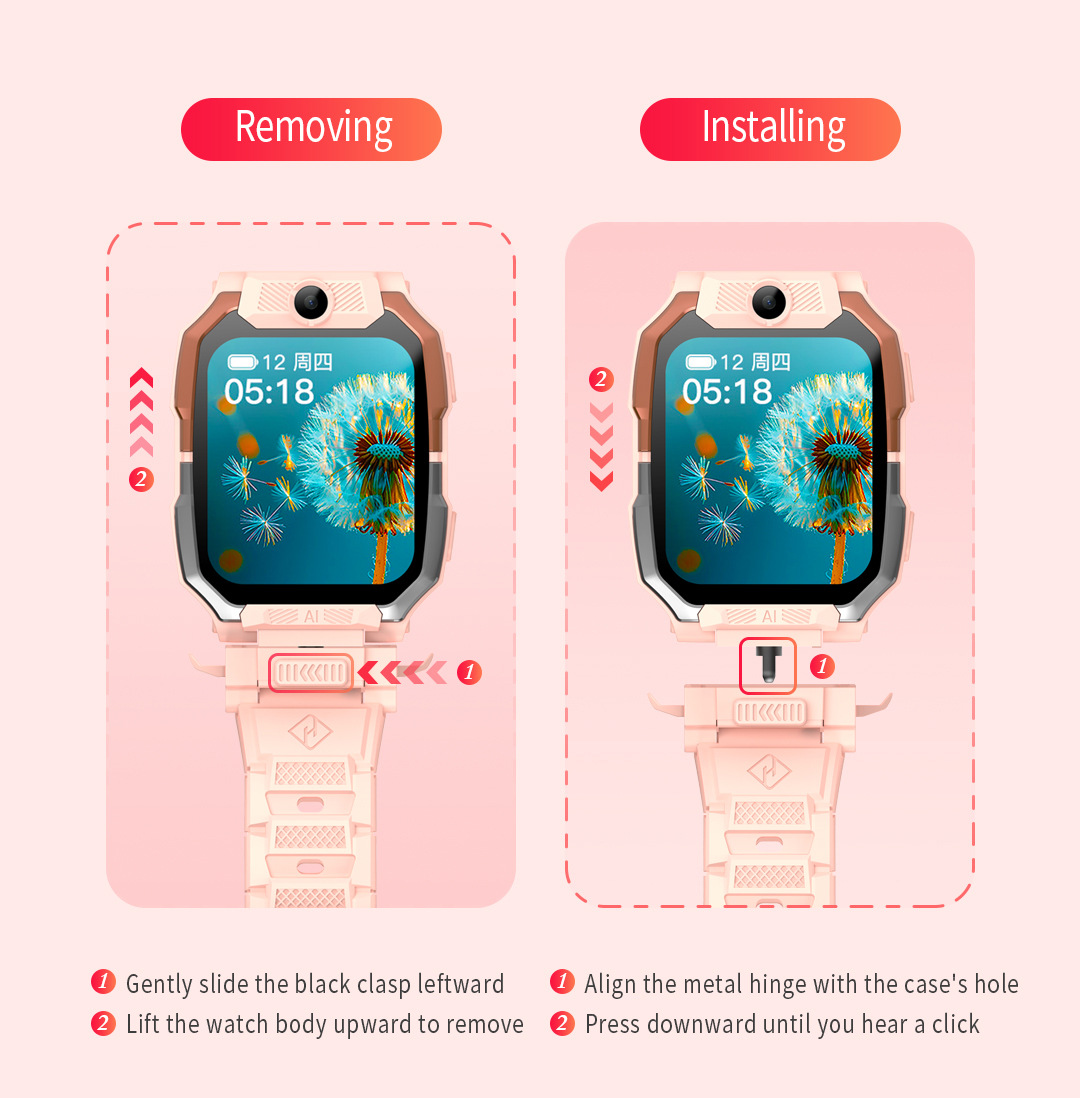 Cross-border smart children's smartwatch gifts for boys and girls, card-inserting video call watch factory direct sales Application Scenario