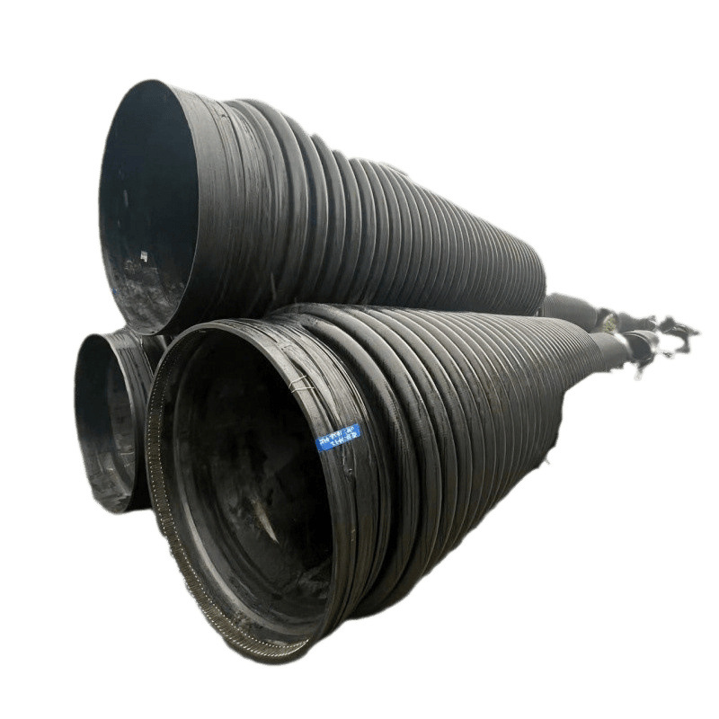 联塑HDPE克拉管螺旋增强缠绕结构壁B型管双壁缠绕管结构壁管直销