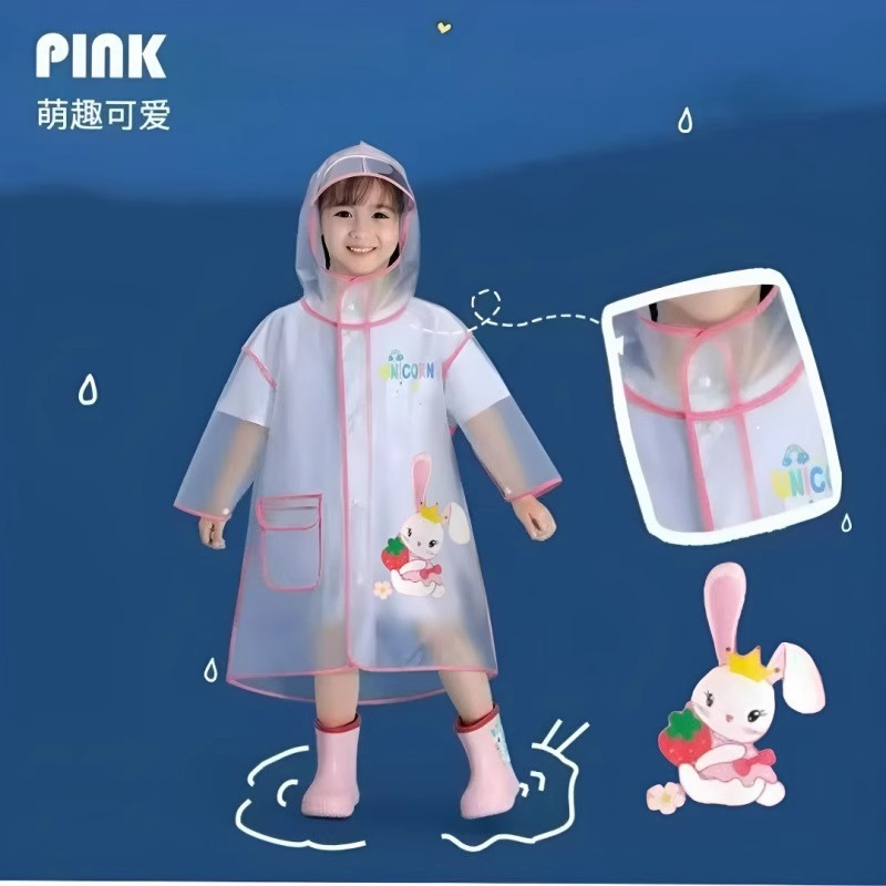 儿童雨衣女童男童幼儿园宝宝小孩学生上学常用全身宝宝雨披|undefined