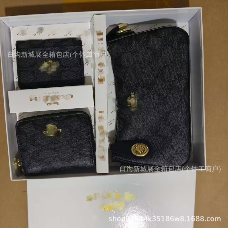 C家长款钱包2025新款韩版拉链手拿包欧美多卡位大容量印花钱夹bag|undefined