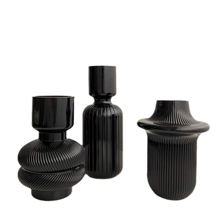 Nordic lujo ligero molandi vidrio esmerilado floral floral sala de estar de oficina decorativa artesanía