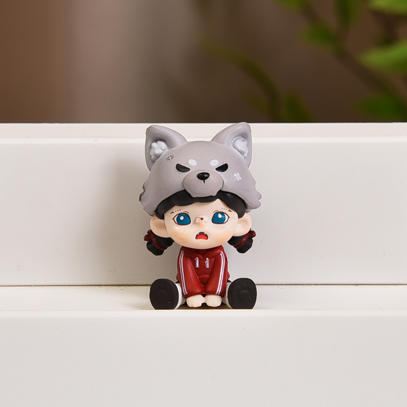 バブルマートシスターシリーズかわいいベビーフィギュアブラインドボックスおもちゃ diy 携帯電話チェーンキーホルダージュエリーペンダント|undefined