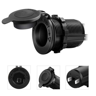 Car cigarette lighter socket car motorcycle cigarette lighter car charger waterproof cigarette lighter base