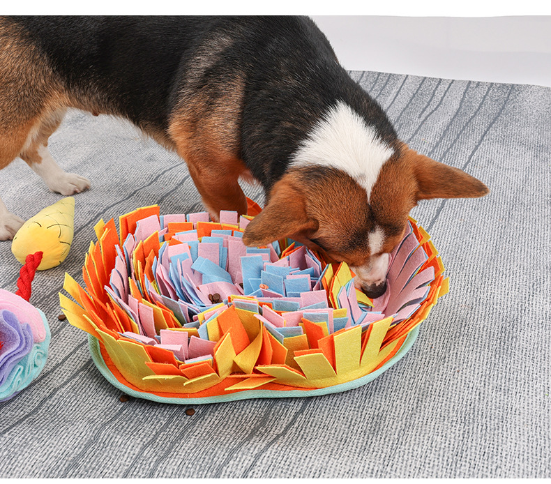 Interaktive Duftmatte für Hunde – Spielzeug, Futteraufbewahrung, pädagogisches Training, Stressabbau, Spiel_voghion.com