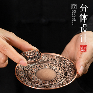 ✅ Chinese-Style Incense Holder Ash Tray Incense Burner Retro Household Incense Burner Portable Incense Stand Antique Ash Tray Incense Tray