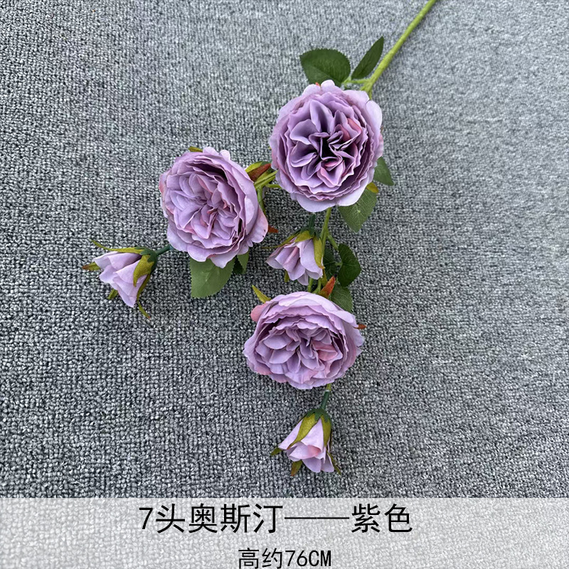 Artificial Rosa sola franela Rosa flor artificial boda decoración del hotel decoración del hogar arreglo de flores flor artificial Rose
