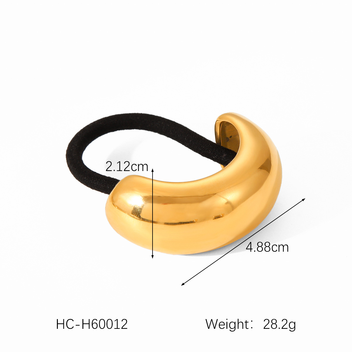 16g Weight Hair Tie Hair Accessories Type 1 Piece Quantity Holiday, Daily, Selfie Occasion Metal Material Heart Shape Pattern 2025 Spring and Summer, 2025 Autumn and Winter, All Seasons Season Women's Gender Plating Design Casual, Elegant, Lady Style Casual Elegant Lady Women's Heart Shape Metal Plating Hair Tie 7