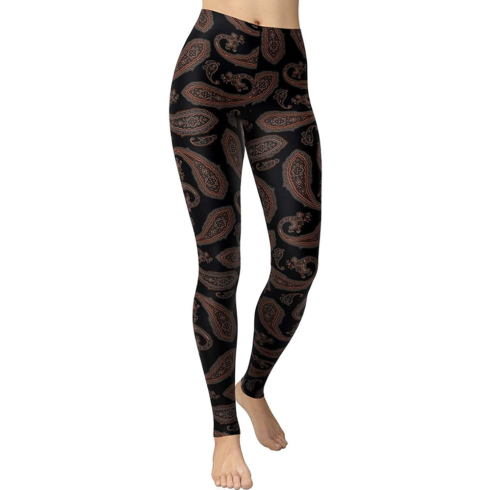 nihaostyle ropa al por mayor estampado de leopardo apretado estiramiento deportes yoga pantalones casuales NSYIC66816