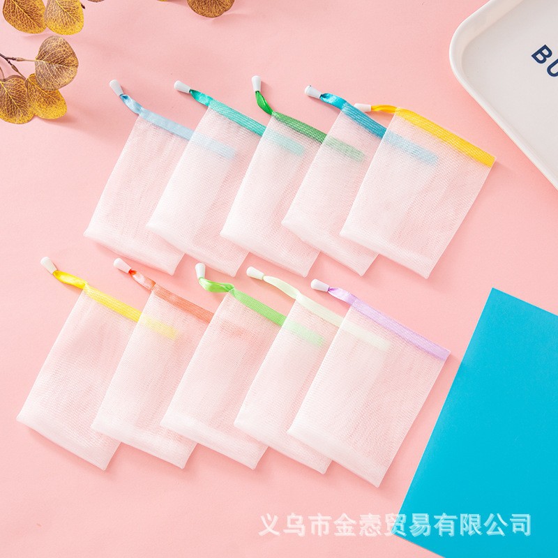 起泡网香皂洗面奶发泡网日式起泡网洁面网手工皂打泡器洗脸打泡网