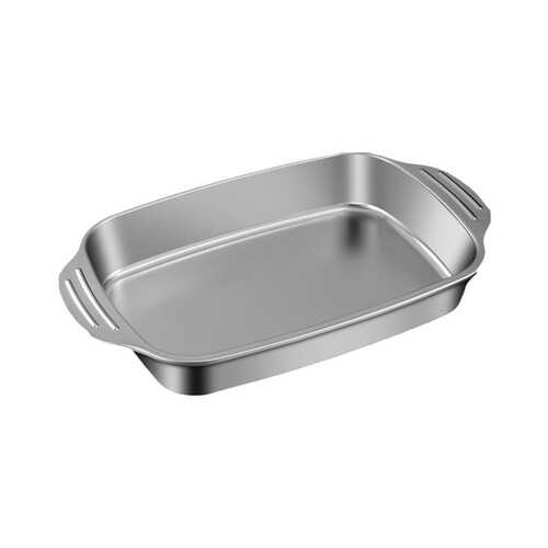 Stainless Steel Baking Fish Plate Thickened Household Flat Plate Commercial Seafood Plate Electromagnetic Cooker Specialized Baking Tray Wholesale 