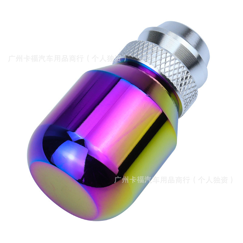 Universal Adjustable Retractable Gear Shift Knob for Car Modification, Aluminum Alloy Manual/Automatic Gear Shift Handle Ball Head