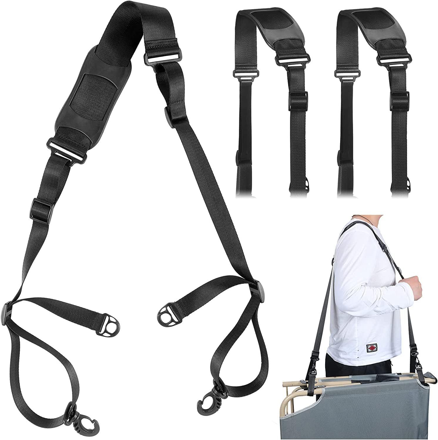 Cross-border balance bike shoulder strap, children's bicycle carrier, scooter nylon shoulder strap, adjustable balance bike carrier.