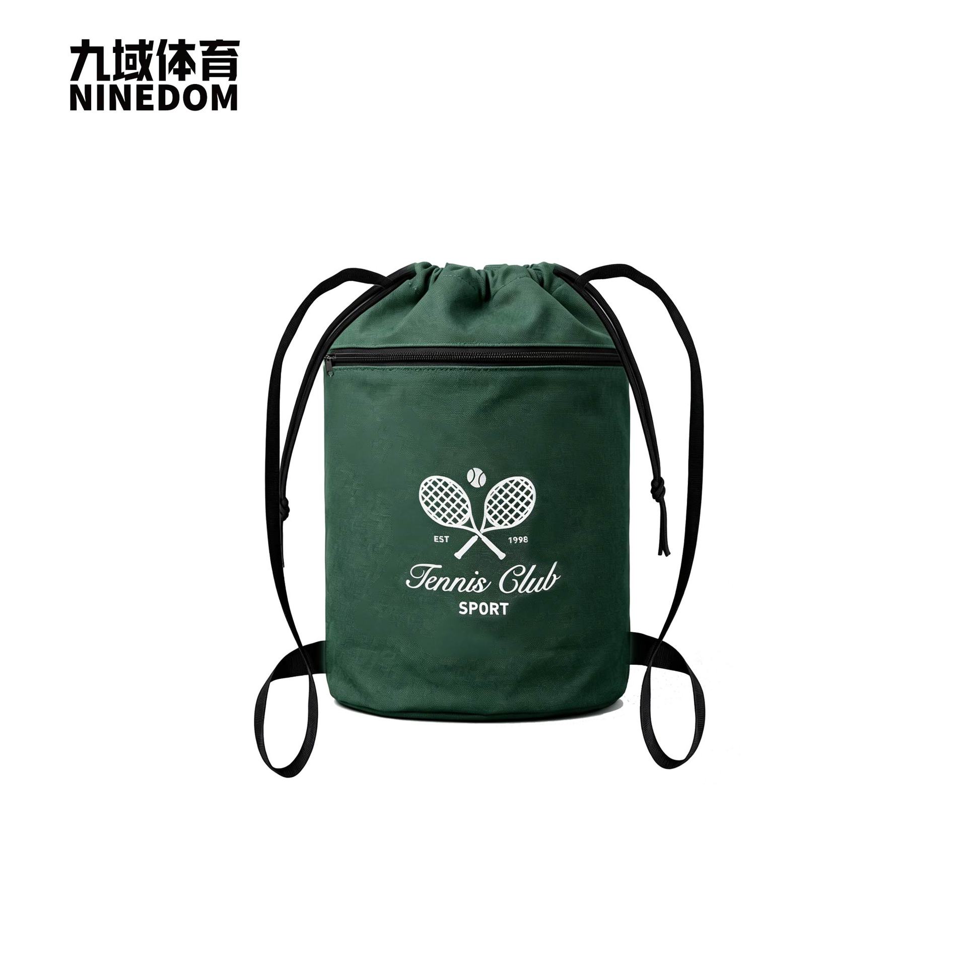 Sports tennis bucket bag with a capacity of over 70 balls, drawstring storage bag for club training, portable cross-border tennis bag