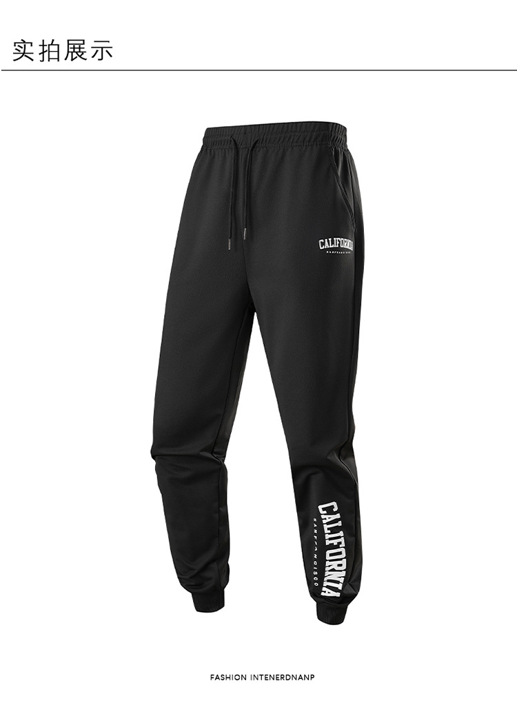 Pantaloni casual invernali da uomo foderati in pile, morbidi e larghi, con elastico in vita, comodi da indossare tutti i giorni._voghion.com