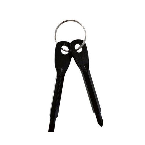 Portable screwdriver outdoor EDC multi-purpose tool mini keychain cross Phillips hex wrench