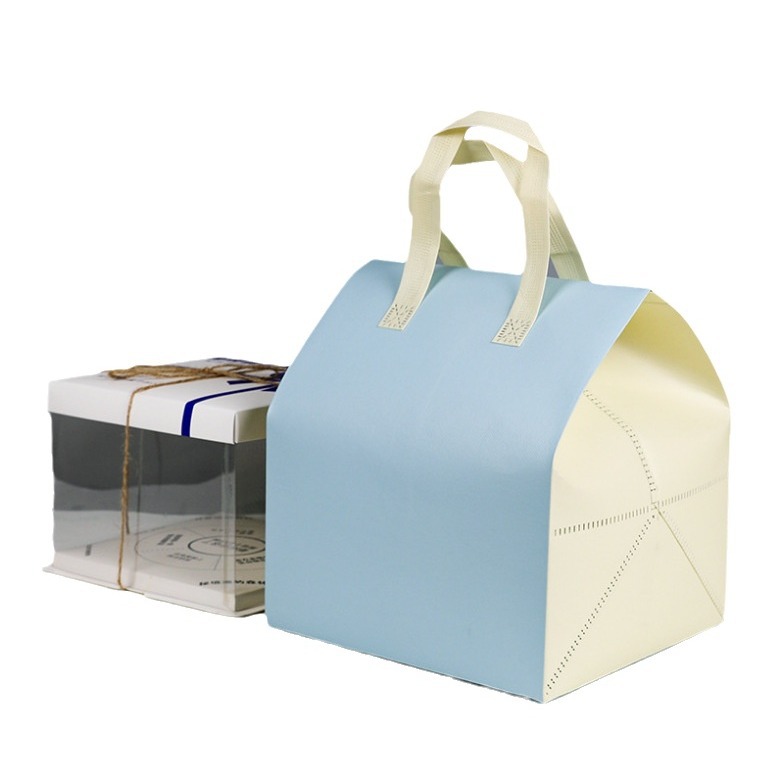 現物卸売りケーキ保温袋出前デザート専用不織布手提げアルミ箔袋高鍋保冷バッグ