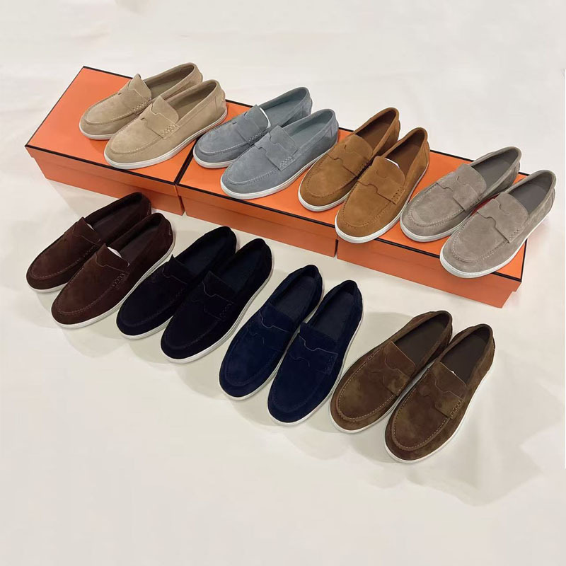 High-End New Men's Casual Slip-On Loafers Versatile Slip-On Lazy Shoes Men's Shoes 2025 Lightweight and Wear-Resistant