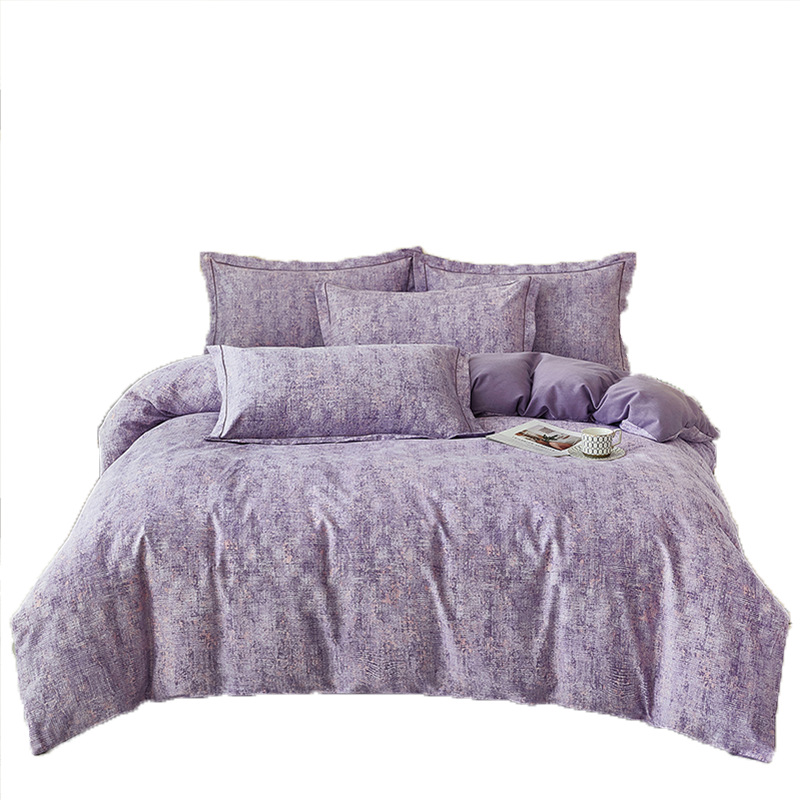 Cama de molido simple conjunto de cuatro piezas 2025 nuevo invierno engrosado sábanas cubierta de cama de algodón puro