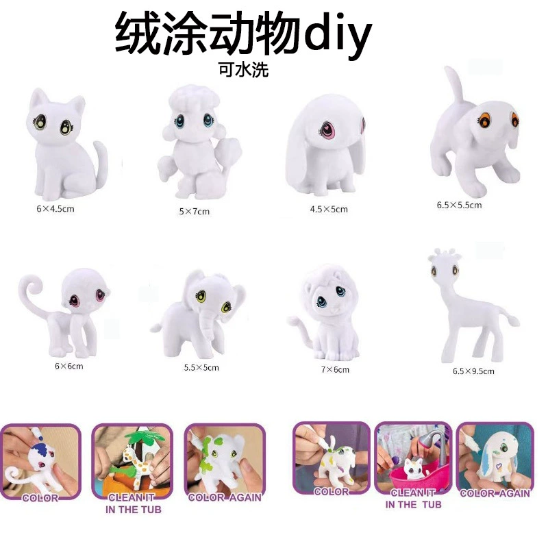 Минифигурка, игрушка, моющаяся, граффити, ручная, ручная роспись