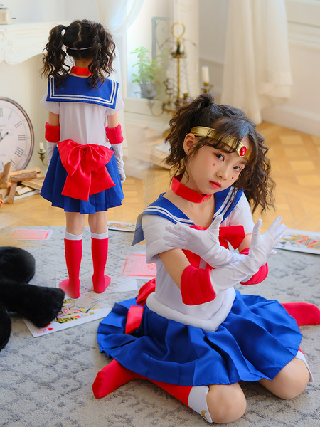 Water Ice Moon Cos Girls Dress Sailor Moon Moon Sailor Clothes…